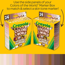 Crayola Colors of the World Washable Markers Pack of 24