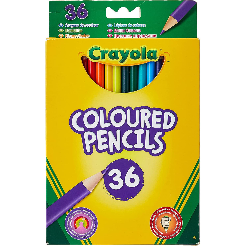 Crayola Colouring Pencils, Pack of 36