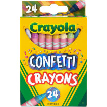 Crayola Confetti Crayons Pack of 24