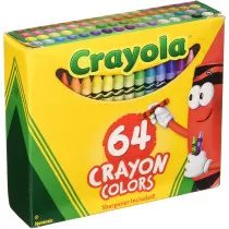 CRAYOLA Crayons 64 ea,...