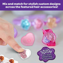 Crayola Glitter Dots Salon Hair Clips Craft, Toys, Gift for Kids, Ages 6, 7, 8, 9