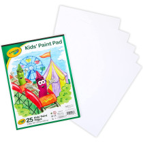 Crayola Painting Paper Pad, Painting Supplies for Kids, 25 Sheets