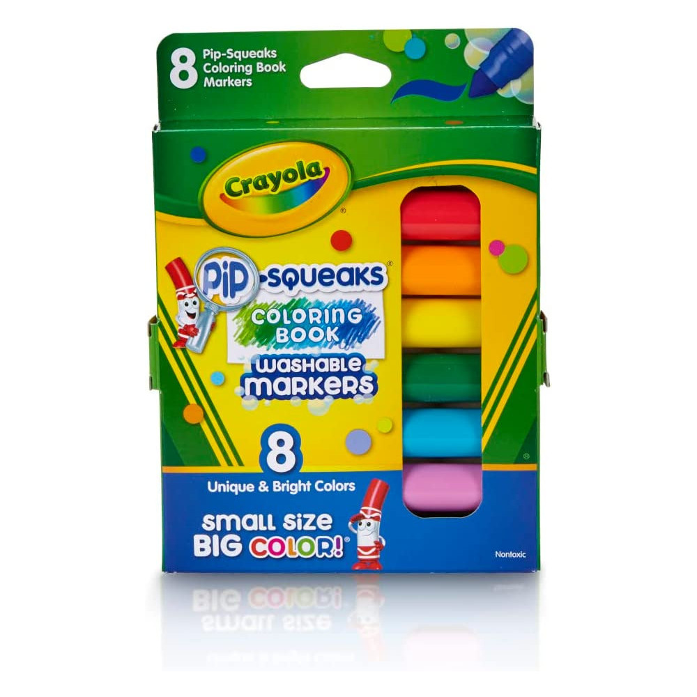 Crayola Pip-Squeaks Washable Markers, Multi-Colour, Cy58-8704