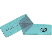 Tinc Non Slip Bendy Ruler 30cm Size For Home And Office Stationary, Blue
