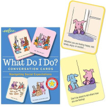 Eeboo What Do I Do Conversation Cards Problem Solving Discussion Game, For Kids Age 3 Years And Above