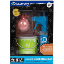 Discovery Deluxe Chalk Blast Set, 4 Pcs Washable Chalk Paint