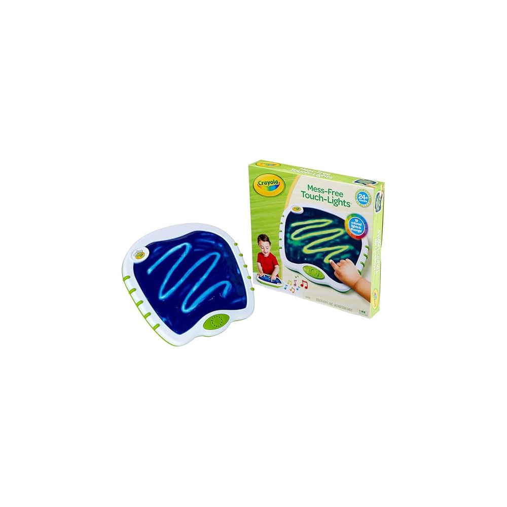 Crayola Mess Free Touch Lights Pad With 12 Colored Lights And 6 Songs For Kids Age 24 Months And Above