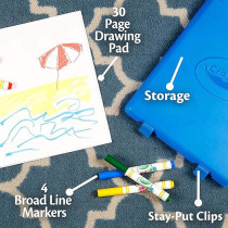 Crayola Color Wonder Stow And Go Studio Mess Free Coloring Kit For Kids Age 3 Years And Above