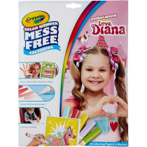 Crayola Color Wonder Love Diana Mess Free Coloring Pages With 5 Markers Kit
