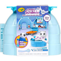 Crayola Scribble Scrubbie Color And Clean Adorable Little Pets With Arctic Igloo Theme For Kids Age 3 Years And Above