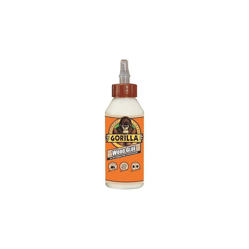 Gorilla Incredibly Strong Non Toxic Wood Glue With Dries Natural Color