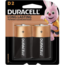 Duracell D2 1.5V Alkaline Long Lasting Power Batteries Pack Of 2