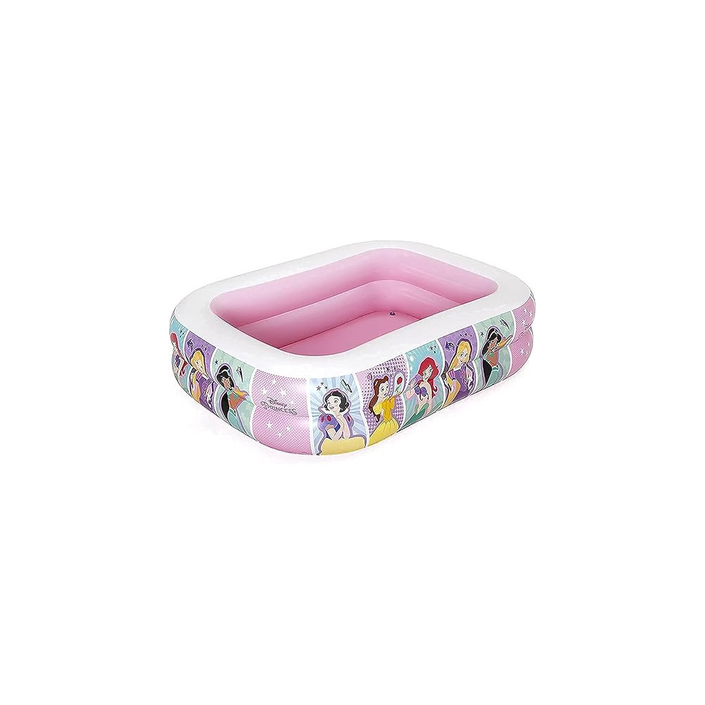 Bestway Rectangular Disney Princess Inflatable Family Pool 890L, Quick And Easy To Set Up, Multicolour