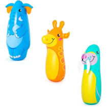 Bestway Kids Inflatable Bop Bag With Animal Character, Interactive Play