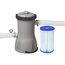 Bestway Flowclear 800 Gal Filter Pump Efficient Water Filtration For Your Pool, Grey