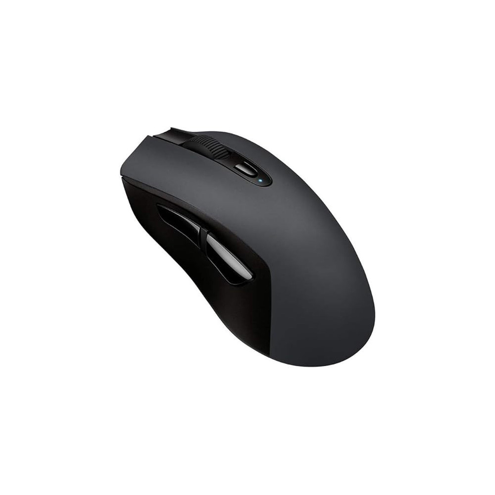 Trands Reliable Long Range Connection Rechargeable 2.4GHz Wireless Optical Mouse, Black