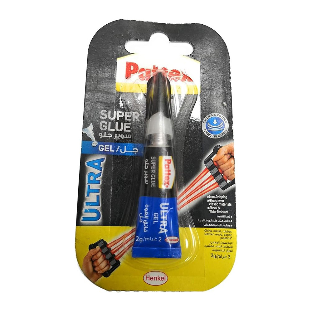 Pattex Non Dripping Ultra Gel Super Glue, 2g