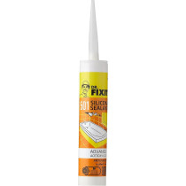 Dr Fixit Premium Acetoxy Cure Silicone Sealant 280 ml, Clear