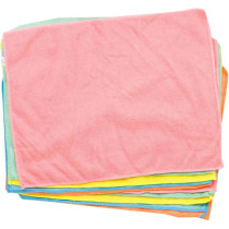 Magen Ultra Soft And Non Abrasive Microfiber Cloth Pack Of 10pcs 40 x 30 cm, Multicolour