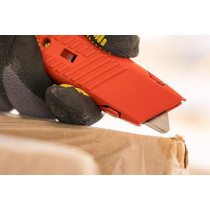 Stanley Aluminium Safety Cutter Knife With Stainless Steel Balde, Red