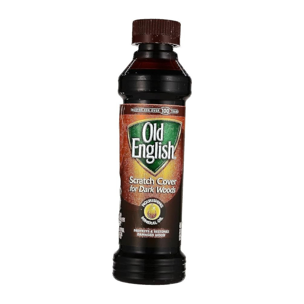 Old English Scratch Cover for Dark Woods Polish, Brown