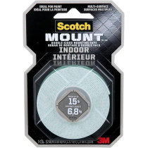 Scotch Heavy Duty Foam Tape, White
