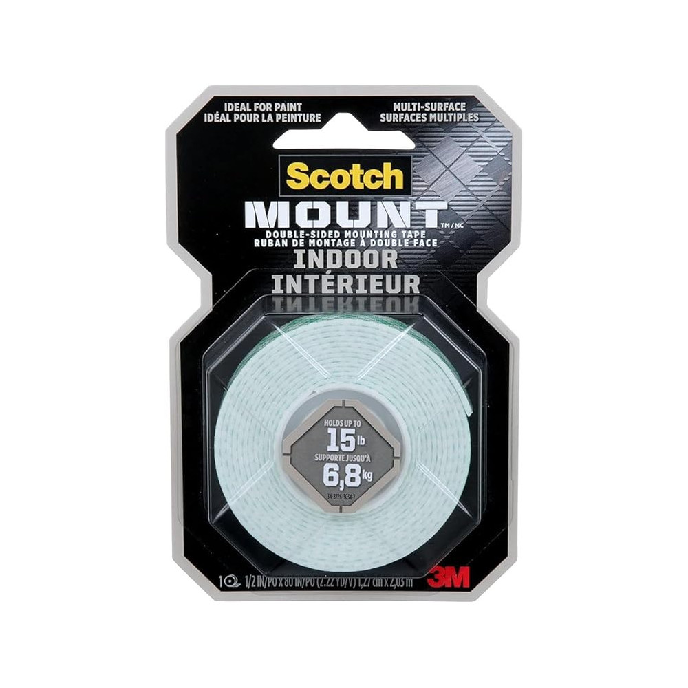 Scotch Heavy Duty Foam Tape, White