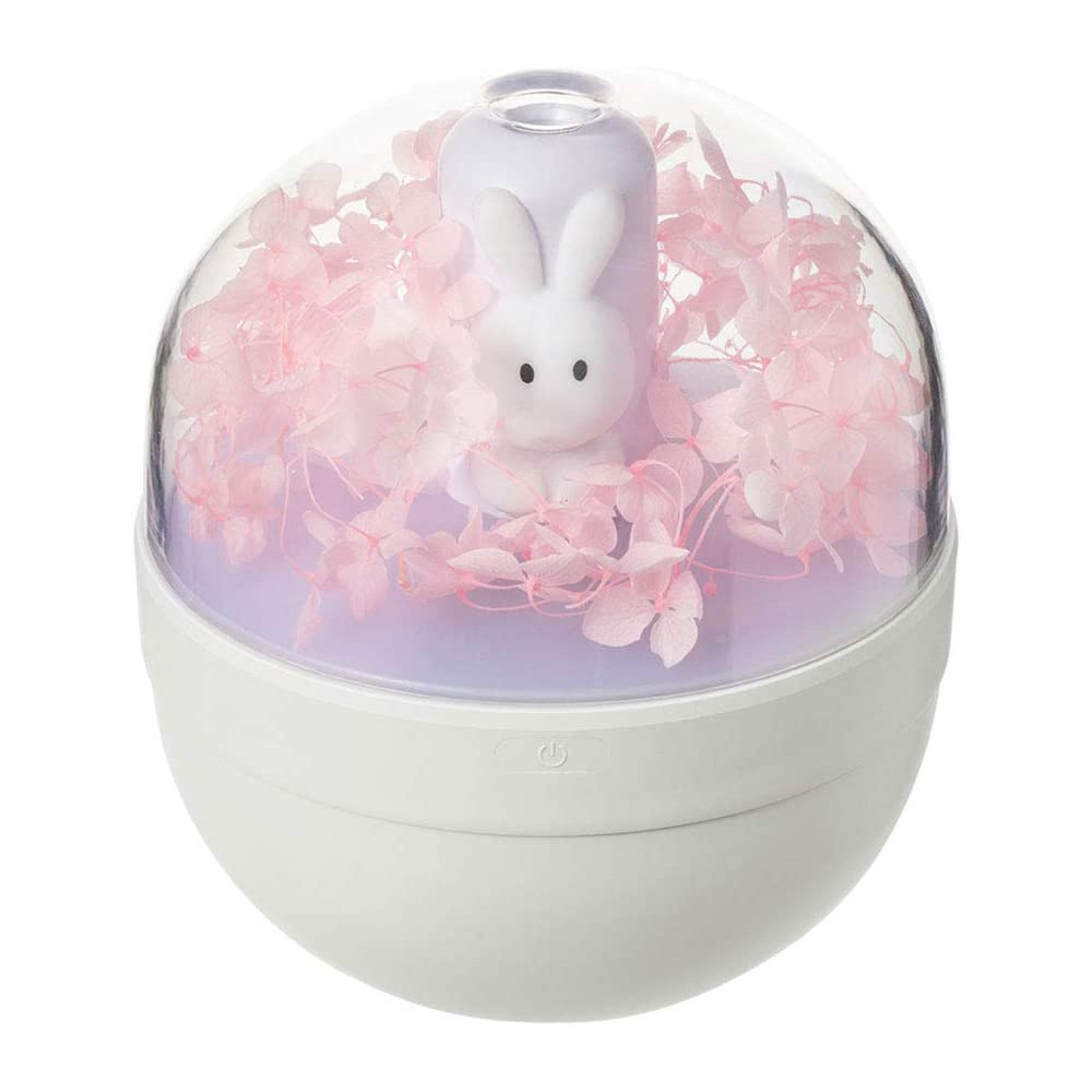 Uk Plus Rabbit Humidifier, Aroma Essential Oil Diffuser For Home Office Bedroom Baby Kids Desk Car (Pink)