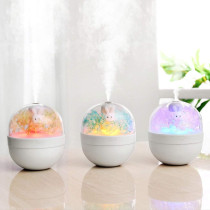 Uk Plus Rabbit Humidifier, Aroma Essential Oil Diffuser For Home Office Bedroom Baby Kids Desk Car (Pink)
