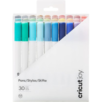 Cricut Joy Permanent Non Toxic Fine Point Pens Pack Of 30 With 0.4mm Tip, Multicolour