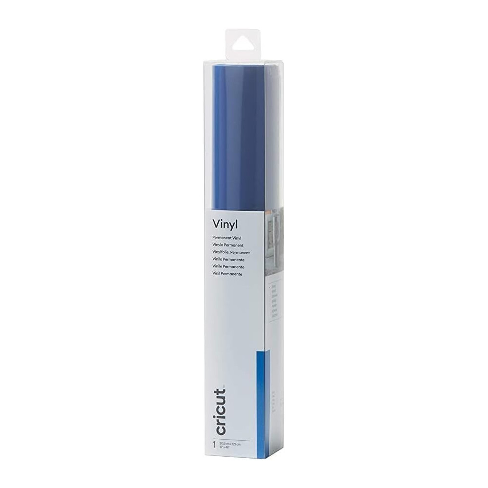 Cricut Premium Permanent Vinyl Blue Sheet Crafting And Personalization 30 x 120 cm