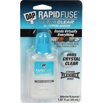 Dap Rapid Fuse Ultra Clear All Purpose Adhesive, 49ml