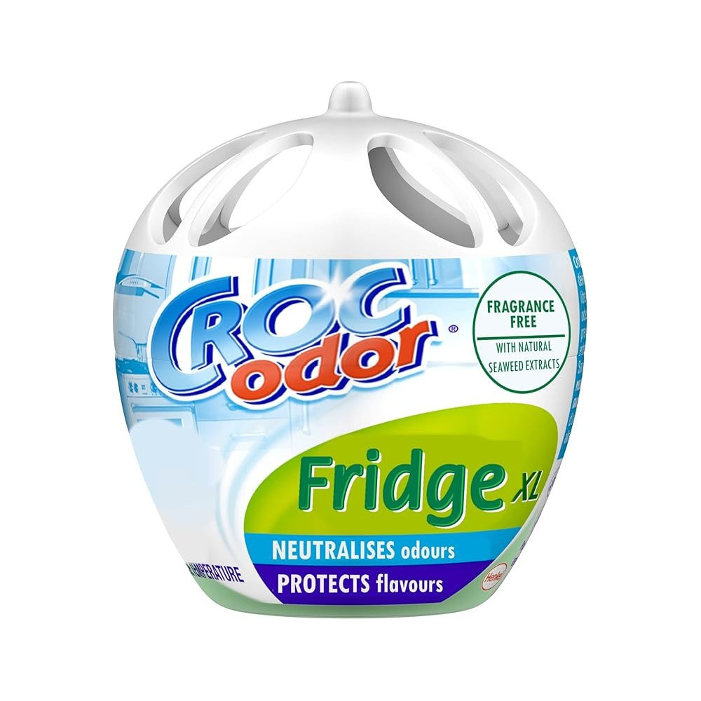 Henkel Croc Odor Fragrance Free Fridge Deodoriser With Neutralises Odours And Protects Flavours