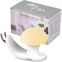 UK Plus Night Light For Kids, Baby Led Night Lights With Color-Changing Usb Rechargeable Dimmable Touch Control, Silicone Bedside Lamp For Nursery Bedroom Home Decor Gifts, White