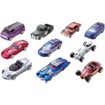 Hot Wheels Metal Set Of 10 Toy Cars For Kids
