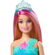 Barbie Mermaid Doll With Water-Activated Twinkle Light-Up Tail, Pink-Streaked Hair