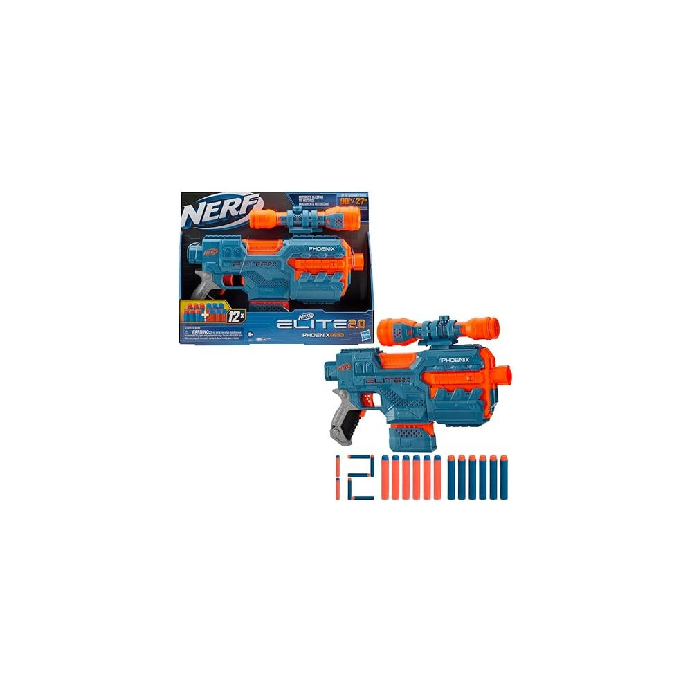 Nerf Elite 2.0 Phoenix Shockwave Motorized Blaster For Kids