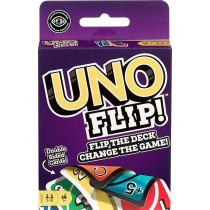 Uno Double Sided Flip Card Game, Purple