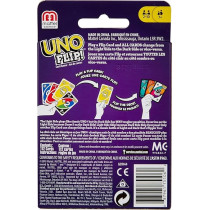 Uno Double Sided Flip Card Game, Purple