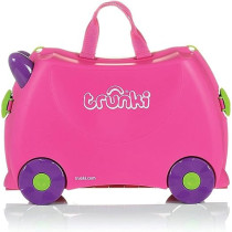 Trunki Dragon-Themed Trixie Kids Suitcase, Pink