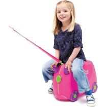 Trunki Dragon-Themed Trixie Kids Suitcase, Pink