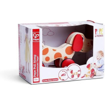 Hape Walk-A-Long Puppy Push And Pull Walk-A-Long Wooden Toy