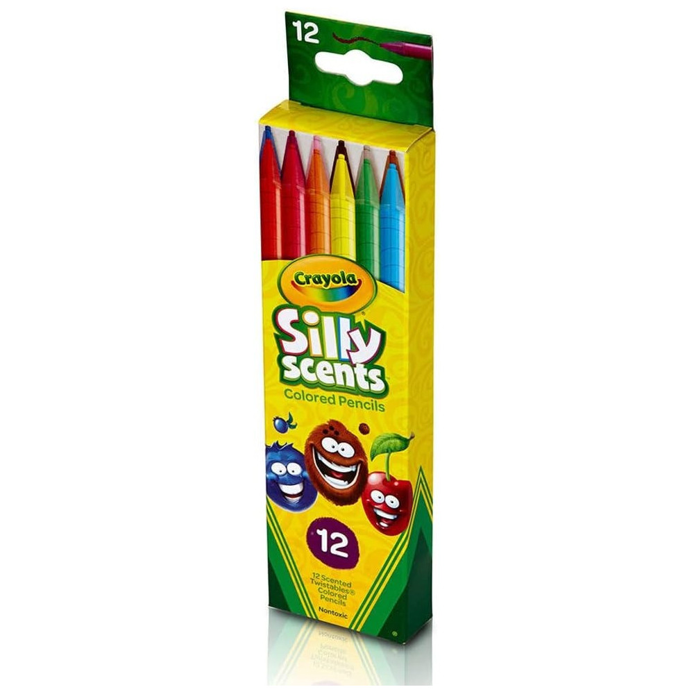 Crayola Silly Scents Twistables Colored Pencils, Multi-Colour