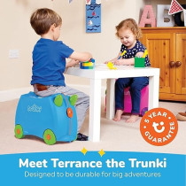 Trunki Terrance Ride-On Suitcase, Blue