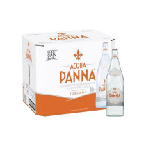 Acqua Panna Natural Mineral Water -Glass - 12 X 1 Ltr(Pack Of 12)