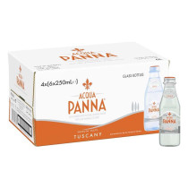 Acqua Panna Mineral Water Glass Bottles (24 x 250mL)