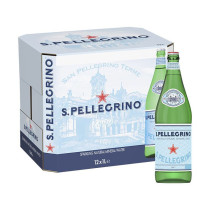 San Pellegrino Natural Sparkling Water Glass 1ltr (12 X 1 Liters)