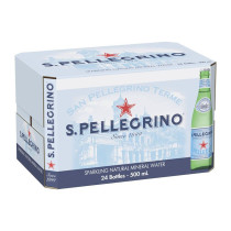 San Pellegrino Natural Sparkling Water Glass 500ml (24 X 500 ML)