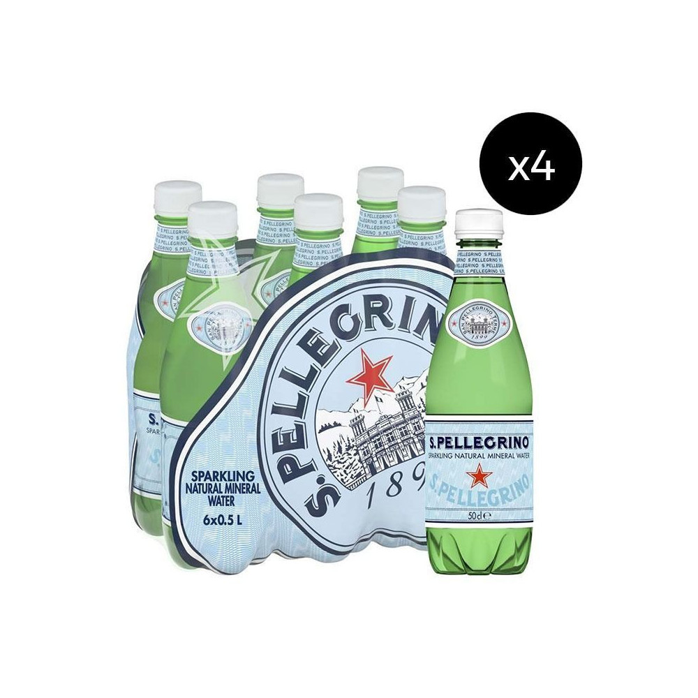 San Pellegrino Natural Sparkling Water Plastic 500ml (24 X 500 ML)