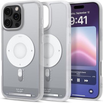 Spigen Ultra Hybrid MagFit Designed For iPhone 16 Pro Max Case Cover MagSafe Compatible, Classic Silver